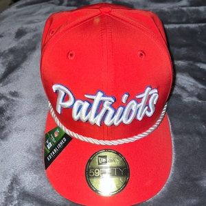 Patriots Rope Visor Fitted Hat 7 1/8